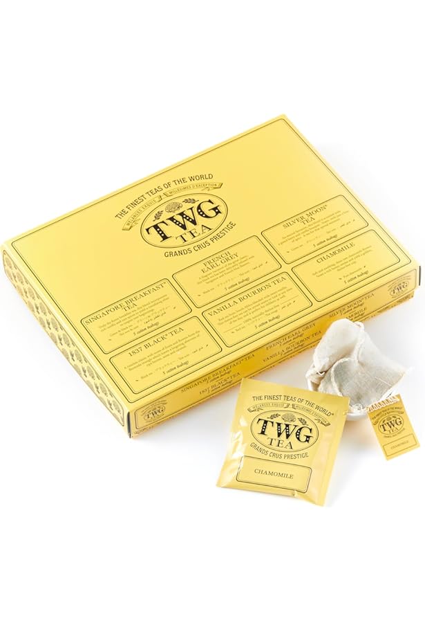 Amazon.com: TWG 茶| 新加坡早餐茶| 紅茶和綠茶| 香草和香料| 15 個