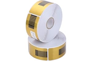 LOVEBB 500 Pcs Nail Forms for Acrylic/Polygel Nails, Nail Extension Forms Guide Stickers Nail Paper Forms for DIY Nail Art Tips