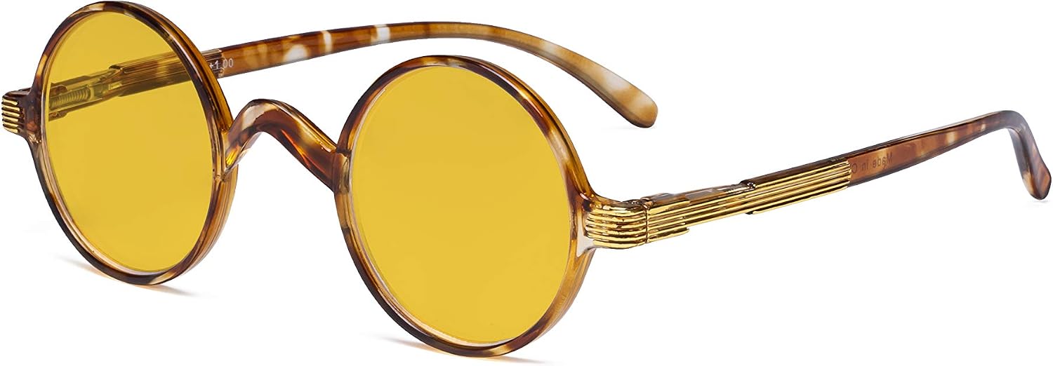 Eyekepper Round Blue Light Blocking Glasses Women Men