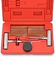 Tooluxe 50002L Universal Tire Repair Kit to Fix Punctures and Plug Flats, 35-Piece Value Pack, Ideal for Cars, Trucks, Motorcycles, ATV