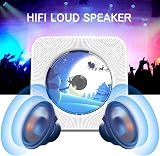 KOVCDVI CD Player Bluetooth 5.0 Desktop Speakers FM Radio USB AUX Remote view 6