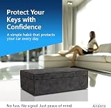 Ananta Faraday Box for Car Keys Luxury RFID Shield Grey view 7