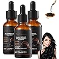 Black Sesame Hair Growth Serum, Black Sesame Oil for Hair, Sesame Seeds Extract Essence Hair Growth Oil, Promote hair growth (3PCS)