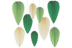SUNBEAUTY Paper Fans Party Decorations Paper Leaves for Decoration Paper Fans Classroom Decoration Paper Fans Backdrop Decor 