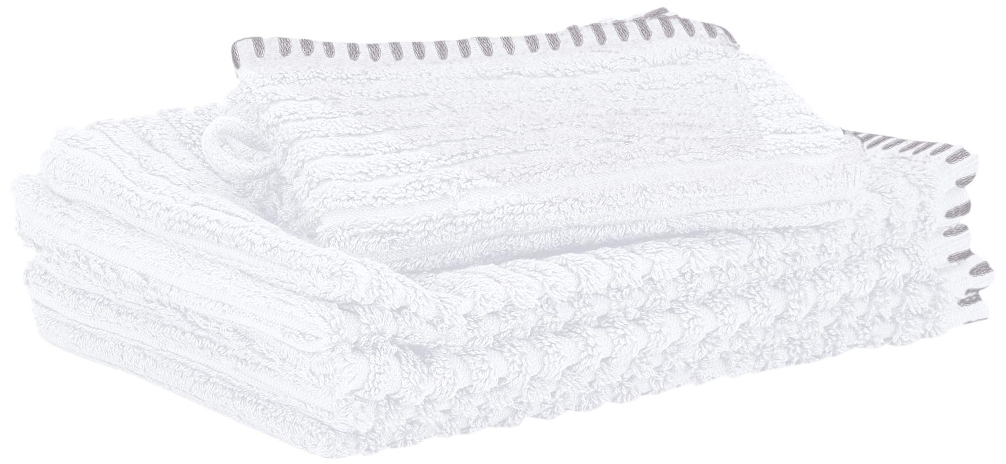 Heckett Lane Wash Cloth, White, 16 x 21 cm