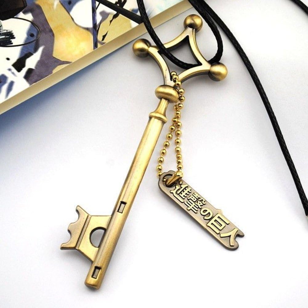 Cosplay Snk Attack On Titan Shingeki No Kyojin Basement Key Eren Necklace Amazonca Home Kitchen