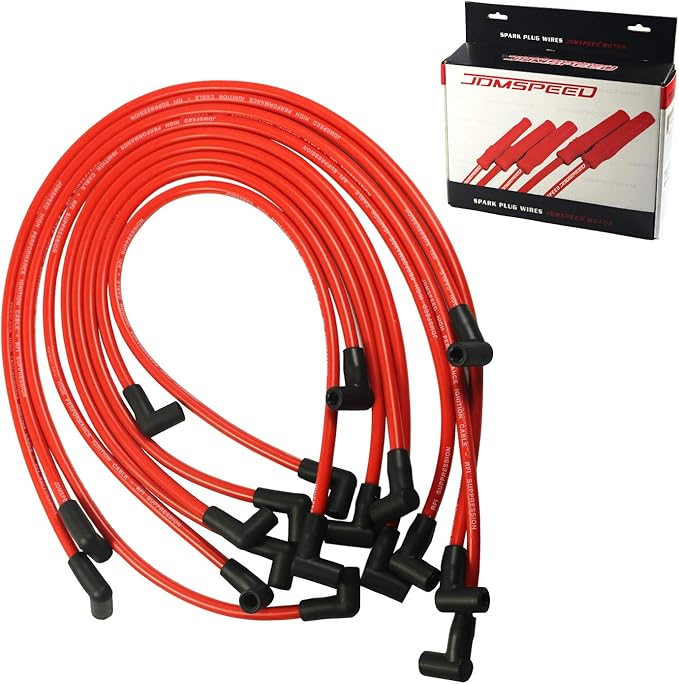 JDMSPEED New 10.5mm High Performance Spark Plug Wire Set HEI SBC BBC