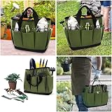 Ledeak Garden Tool Bag Deluxe Portable 8 Pockets 600D Oxford Tote view 7