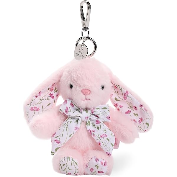 Amazon.com: Jellycat Smudge Rabbit Bag Charm, 3 inches - Rabbit