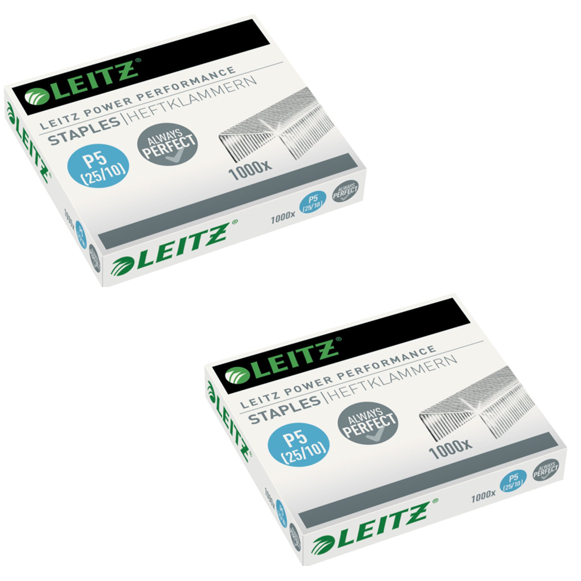 Leitz Staples Various Sizes and Quantities Available, 25/10