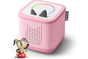 TONIES Toniebox 2 Audio Player Starter Set for Kids 1+ with Playtime Puppy - Cloud Pink