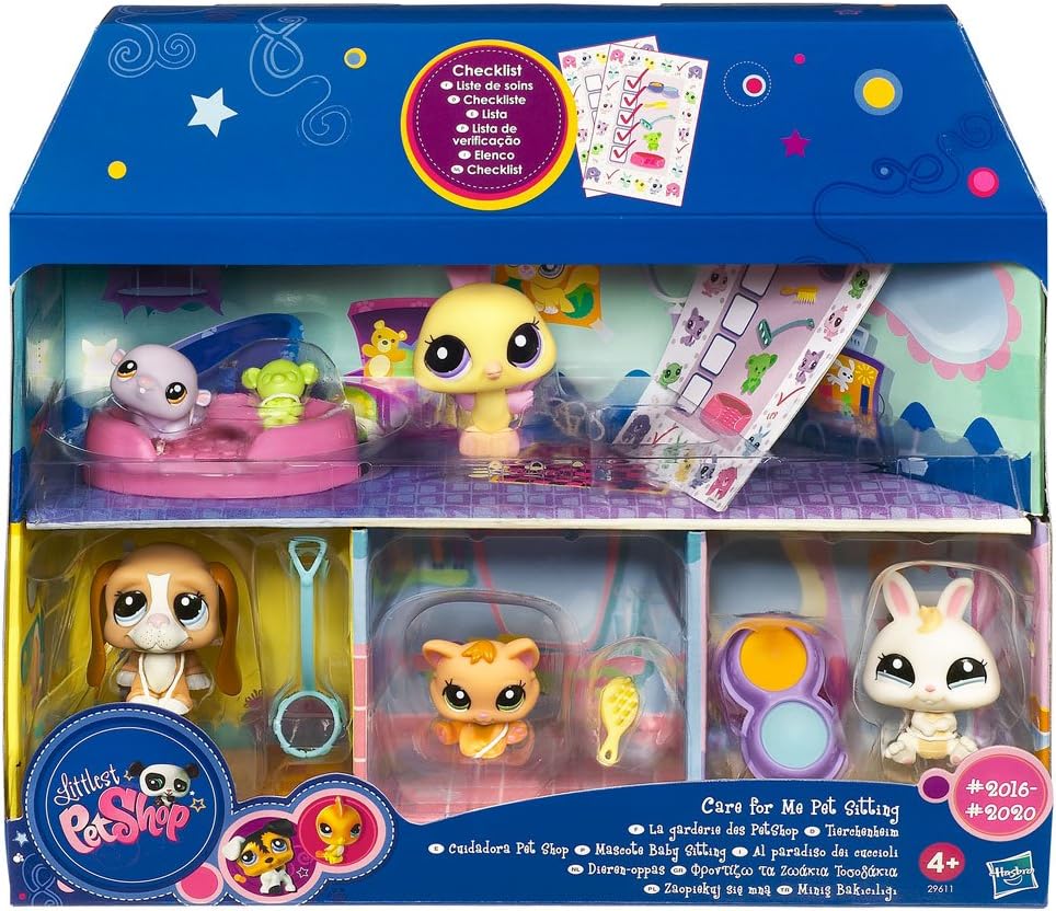 Amazon Com Littlest Pet Shop Care For Me Pet Sitting Toys Games