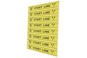 DECHOUS Dart Throwing Line Floor Marker Bright Notice Line for Game Players and Parties Throwing Notice