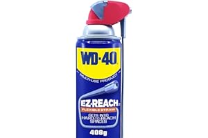 WD-40 Classic Multi-Use Product New EZ-Reach Can 408g - 8in Flexible Straw Bends to Keep its Shape to get into Hard-to-Reach 