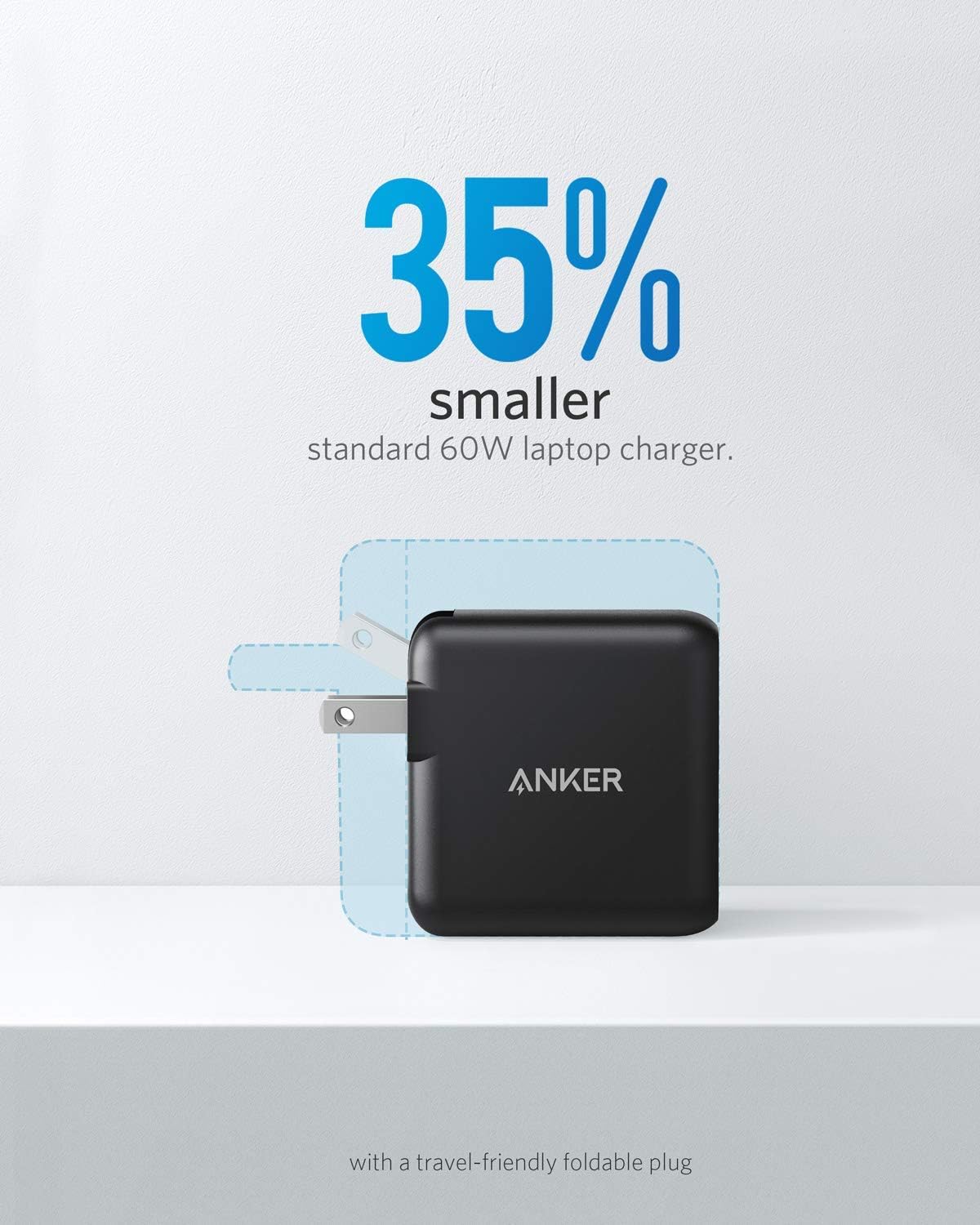 USB C Charger, Anker 60W Power Delivery Fast Charger [PIQ 3.0 & GaN], PowerPort Atom III Power Adapter for iPhone 11/Pro/Max/XR/XS/X, USB-C Laptops, MacBook Pro/Air, iPad Pro, Galaxy, Pixel and More: Electronics
