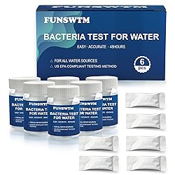 Coliform Bacteria Water Test Kit: 6-Pack Water