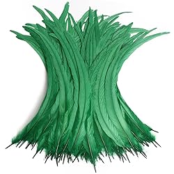 THARAHT 50PCS Rooster Coque Tail Feathers Bulk