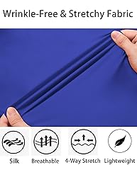 COOFANDY Men's Muscle Fit Dress Shirts Wrinkle-Free