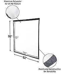 GoSports Golf Simulator Impact Screen - Choose 7 ft