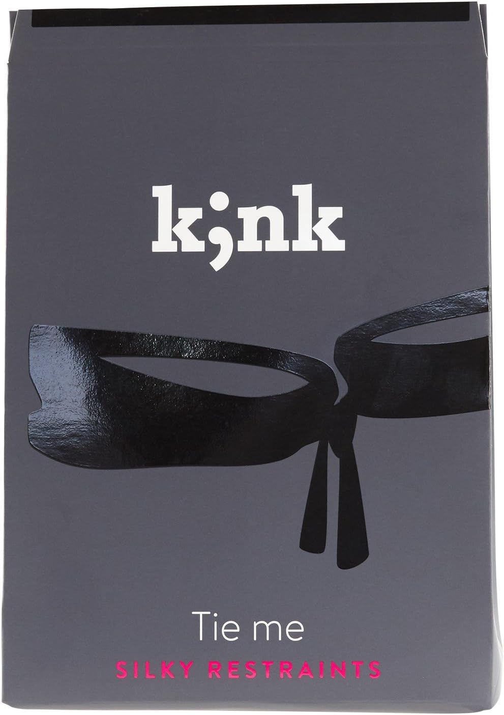 K;nk Tease Me - Ribbon Restraints Silky Soft, Skin-Safe Wrist and Ankle Restraints - Black