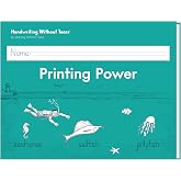 Learning Without Tears Printing Power Workbook, 2nd Grade+, Age 7+ | Practice print handwriting with lessons that cover other language arts skills; for classroom, homeschool, tutoring, OT