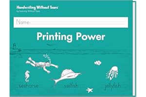 Learning Without Tears - Printing Power Student Workbook, Current Edition - Handwriting Without Tears Series - 2nd Grade Writ