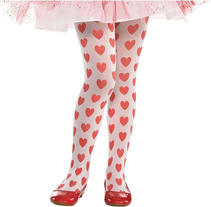 white heart tights