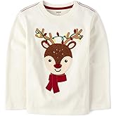 Gymboree Baby-Boys and Toddler Embroidered Graphic Long Sleeve T-Shirts