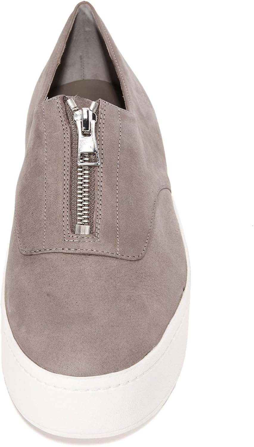 vince warner zip suede platform sneakers