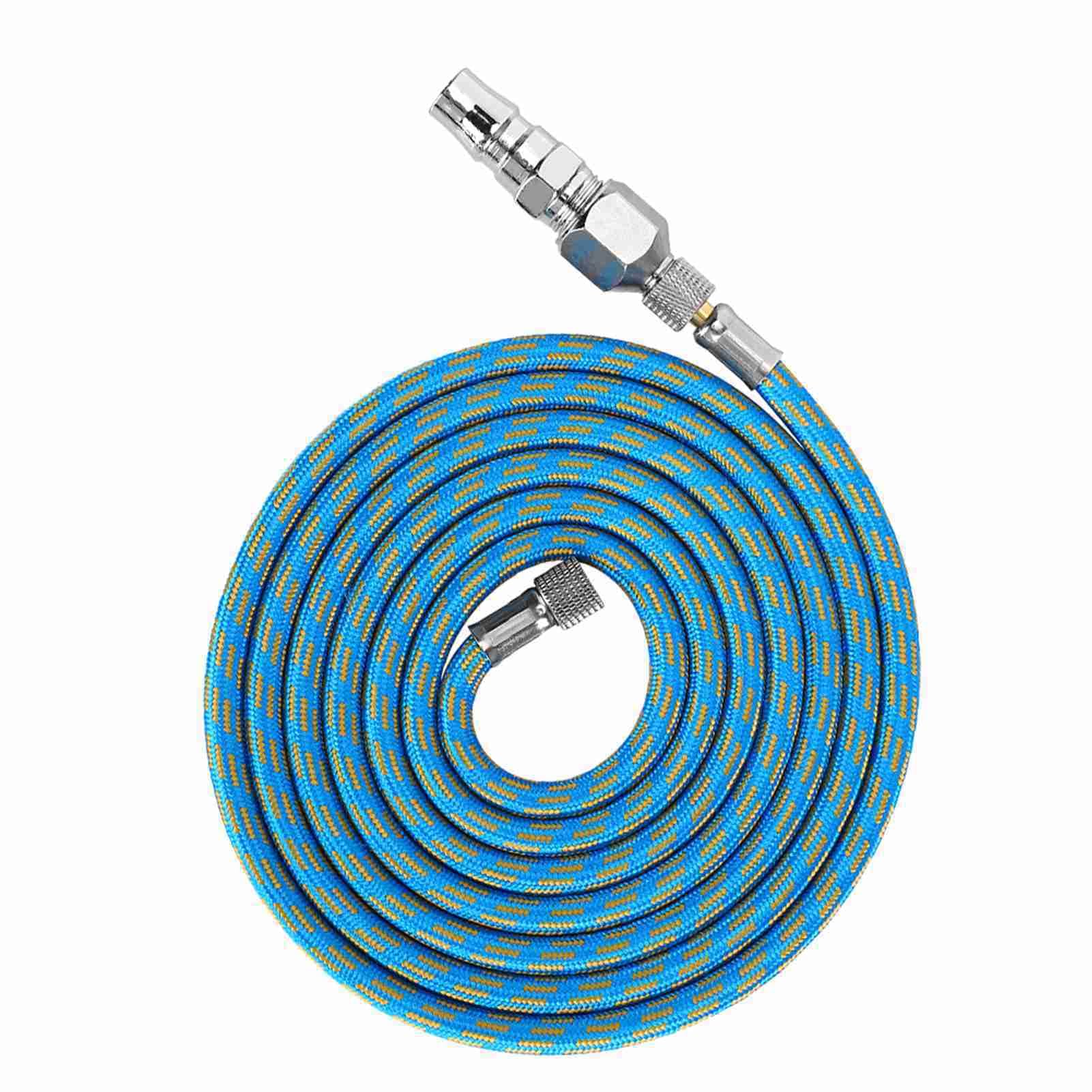 Nylon Braided Airbrush Hose with Excellent Flexibility, 1/8in‑1/4in Fitting, Easy Movement and, Randomly Bendable, Standard Specification