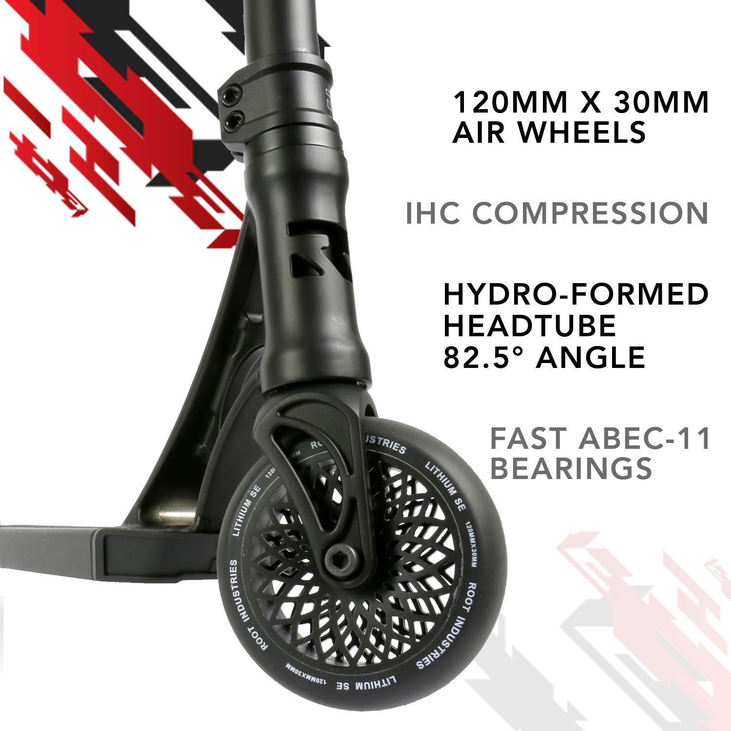 Lithium Complete Pro Scooter - Stunt Trick Scooter for Kids and Adults - Professional Ready to Ride for Any Age Rider - Pro Deck and Wheels