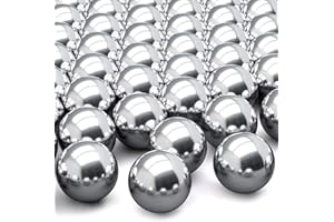 PAGOW 50 Pcs Paint Mixing Balls Nail Polish 316 Stainless Steel Bearing Balls, 8mm/apr. 0.32"