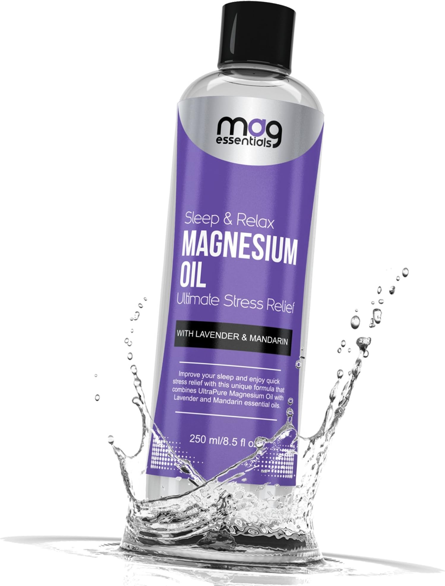 Best Magnesium Oil Sleep Aid That Helps with Sleep Problems and enhances Sleep Quality. 100% Natural - Enjoy Deep Sleep Wake up Rested and Energized!