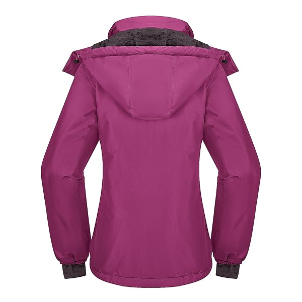 CAMEL CROWN WOMEN’S SKI JACKET WATERPROOF WARM WINTER SNOW COAT HOODED MOUNTAIN OUTDOOR WINDBREAKER WINDPROOF JACKET