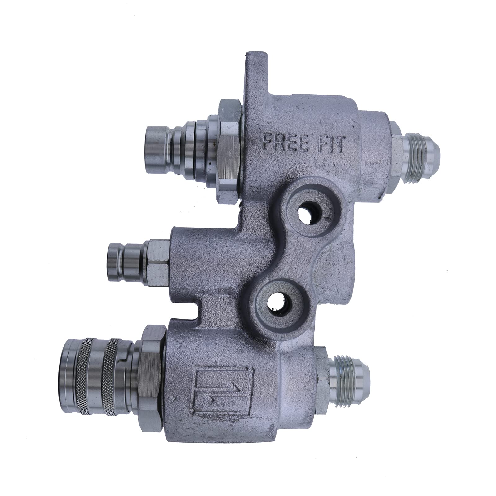 Photo 1 of FridayParts 4BD4FH Hydraulic Flat Face Quick Coupler for 4BD4FH Saturn Block Bobcat