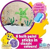 Little Brian Bath Paint Sticks 6 Pack Bath Crayons Twist Up Mess Free view 4