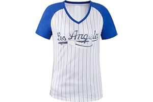 Geneisteck Womens City Baseball Fans V Neck Cage Raglan T-Shirts