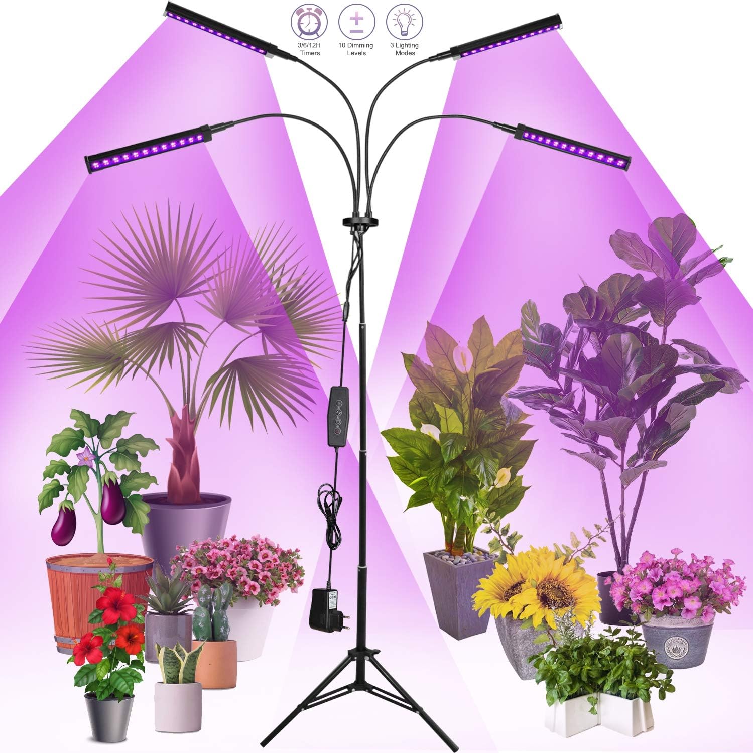 lampada a luce naturale per piante