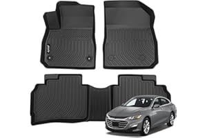 Jenofa-Car Floor Mats for Chevy Malibu 2016-2025 All Weather Mats Automotive Floor Liner Custom Non-Slip Waterproof Durable Car Mat for Chevrolet Malibu Accessories
