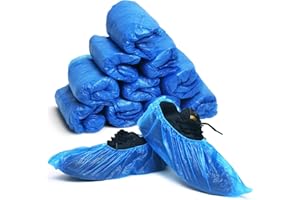 Global Care Market Disposable Shoe Covers Non-skid Shoe Cover - Disposable Blue Booties (200 pcs)