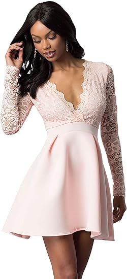 long sleeve hoco dress