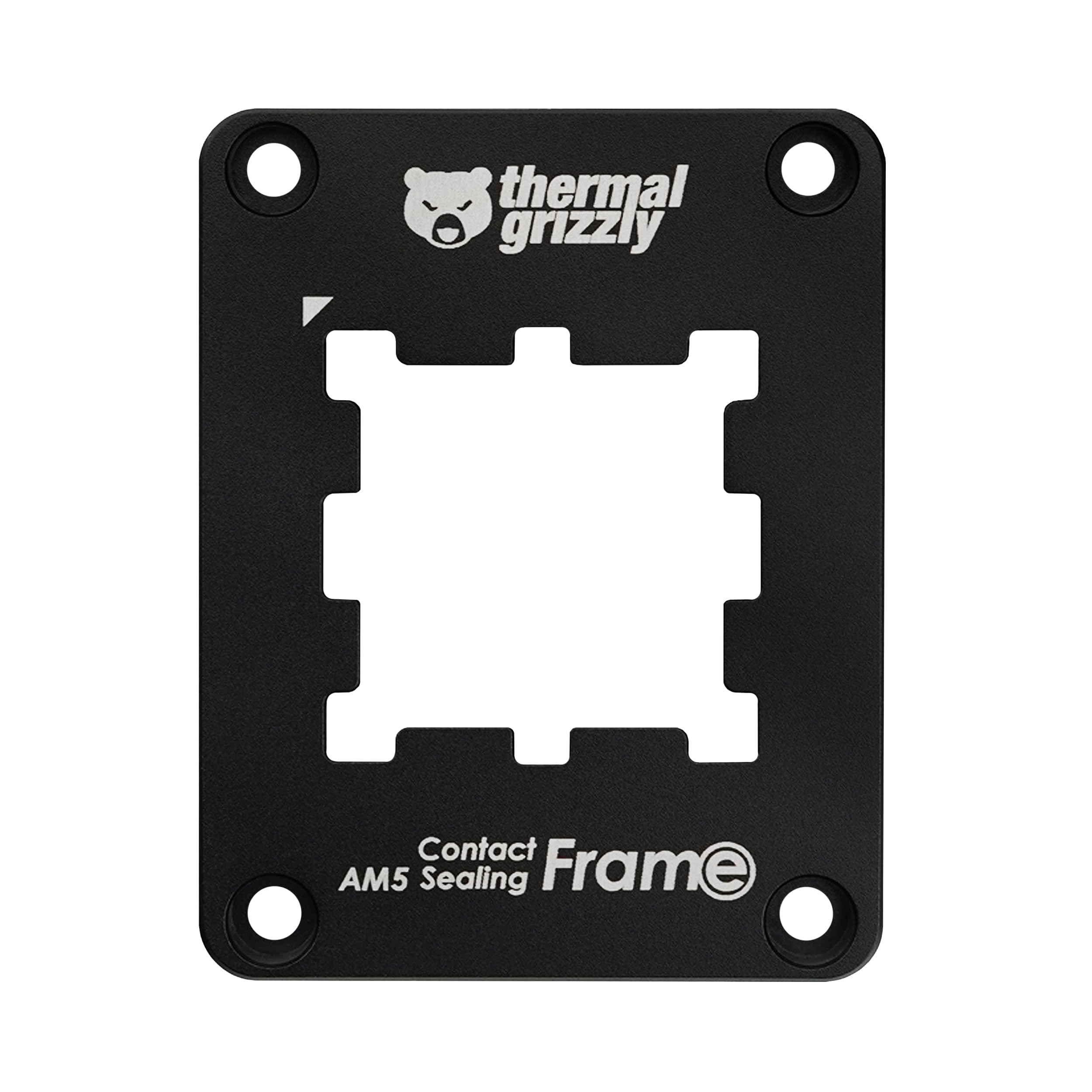 Thermal Grizzly AM5 Contact Sealing Frame - Contact Frame & CPU Guard Combination - Optimizes Contact Pressure Points & Protects Components - for AMD Ryzen 7000 CPUs