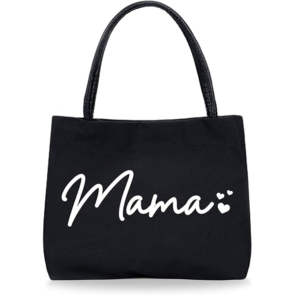Mom Mama Bag – Stylish Canvas Tote For Moms & Travel