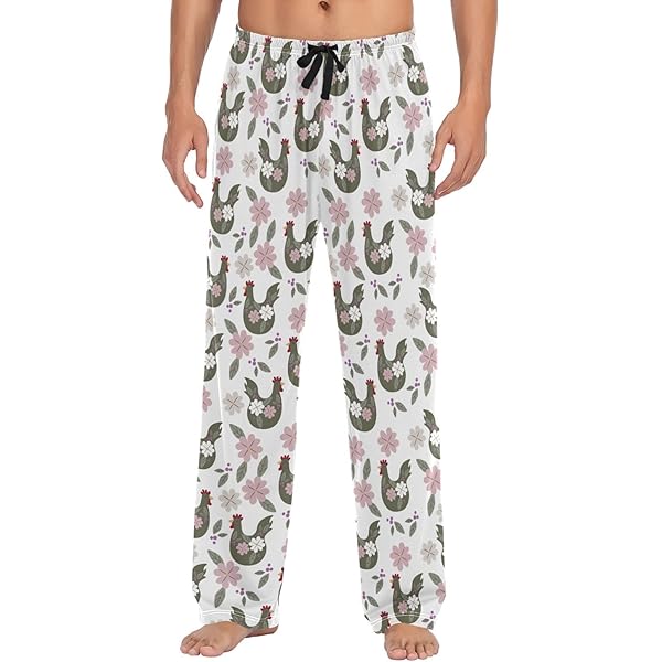 ZZXXB Winter Moose Pajama Pants for Men Comfort Sleep Lounge