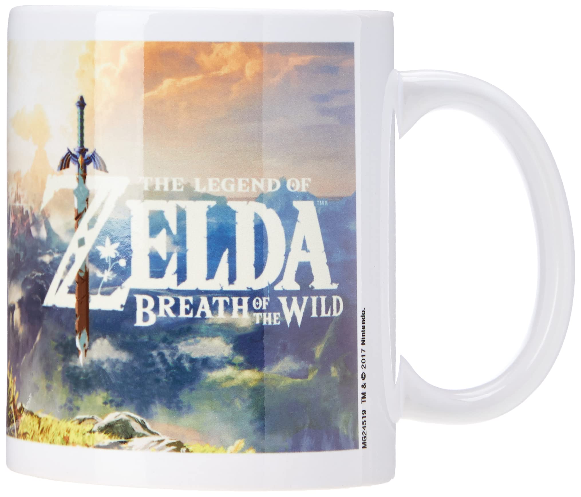 The Legend Of Zelda: Breath Of The Wild MG24519 Sunset Ceramic Mug, Multicoloured, 7.9 x 11 x 9.3 cm