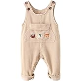 Happy Cherry Toddler Corduroy Overalls Bib Pants Infant Baby Boy Girls Suspender Jumpsuit Romper 6M-3T