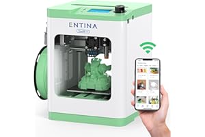 Entina Tina2S 3D Printers with WiFi Cloud Printing, Huge Models Library, Fully Assembled, Mini 3D Printer for Beginners and K