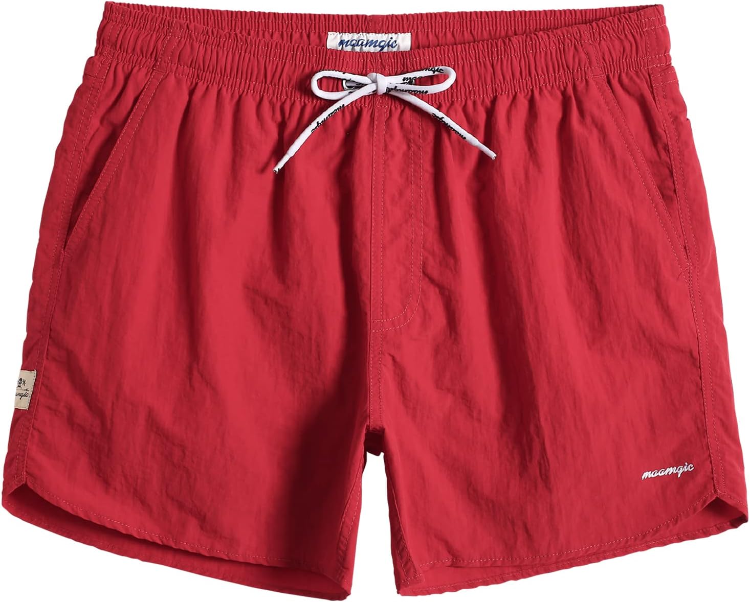 MaaMgic Mens Swim Trunks with Mesh Lining Quick Dry Mens Bathing Suit Shorts