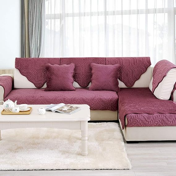 Felpa Sofa slipcover europeo,,Acolchar Sofá cubierta de muebles