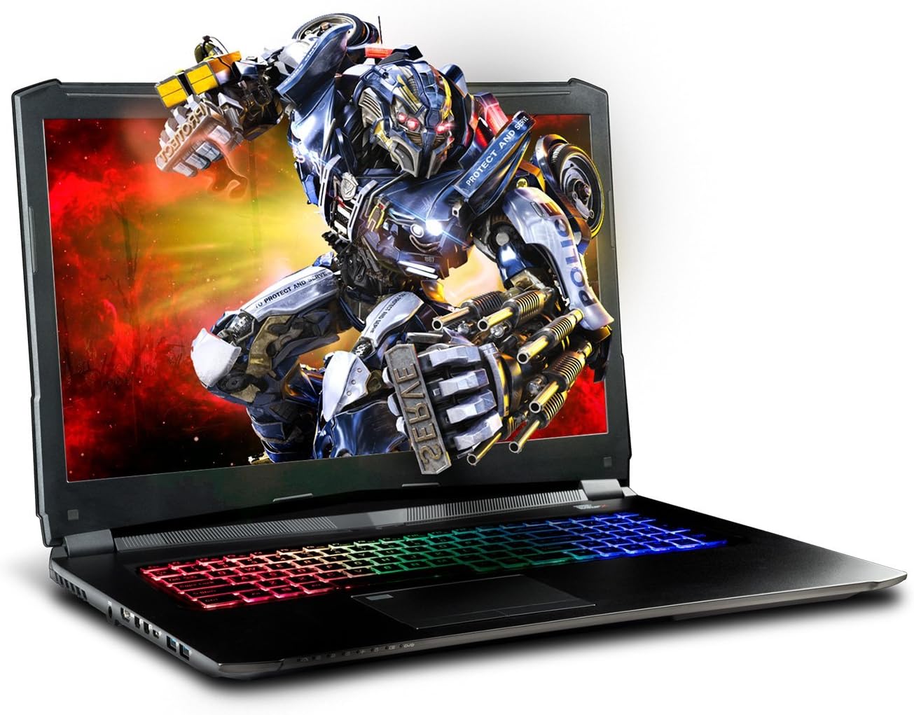 SAGER NP8374 17.3” FHD 120Hz 3ms Gaming Laptop, Intel Core i7-8750H, GTX 1070 8GB DDR5, 32GB RAM, 500GB NVMe SSD + 1TB HDD, Windows 10 Home